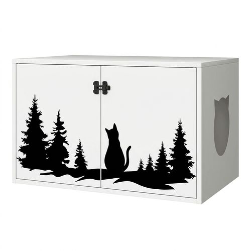 MIOCASA Cat Litter Box Enclosure