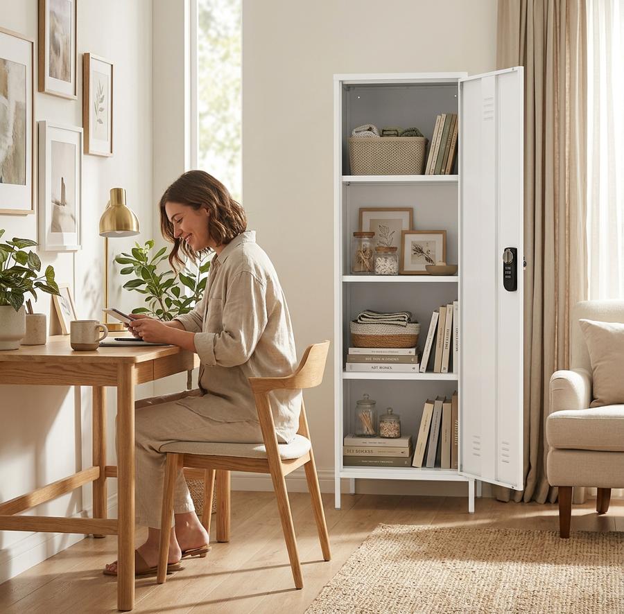 Tall Locker in hallway